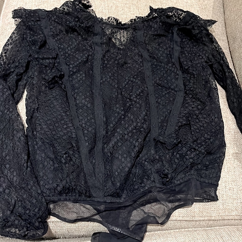 Free people body suit with built in cami